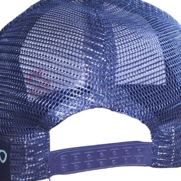 GYM CLASS HERO Navy Blue Mesh Trucker Baseball Hat JAM Adjustable Snapback Cap - Picture 3 of 7